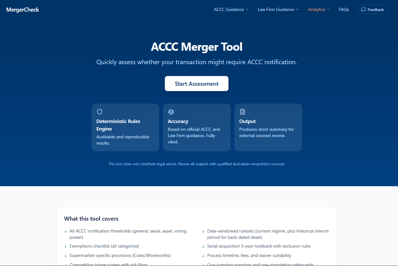 MergerCheck