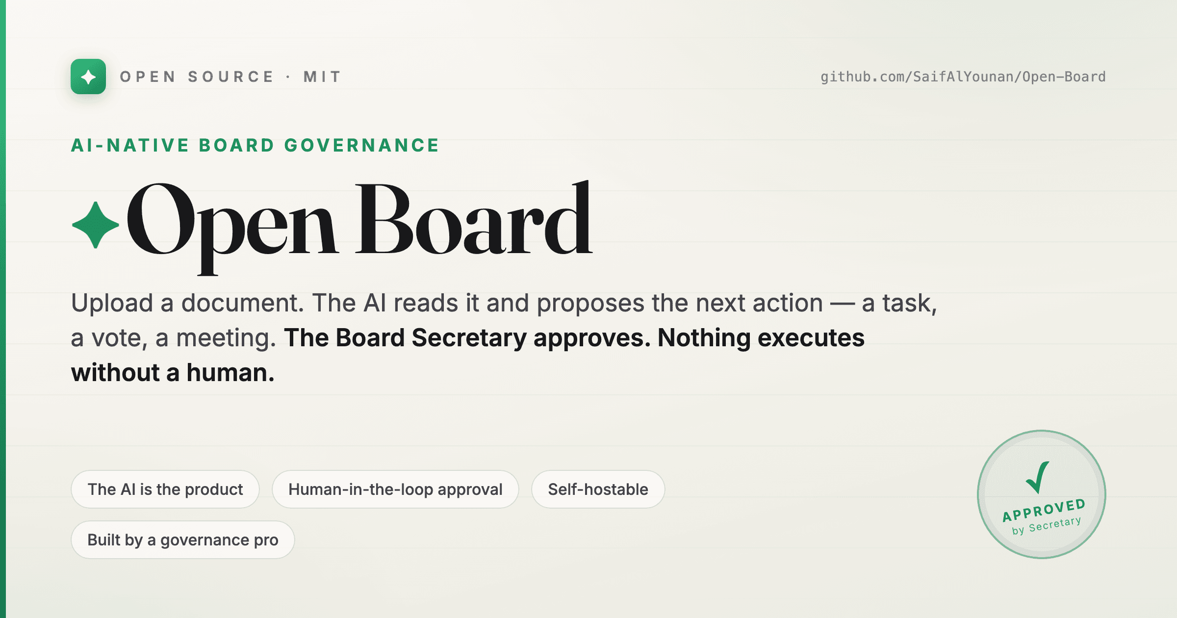 Proof of Concept for an AI-Native Board portal