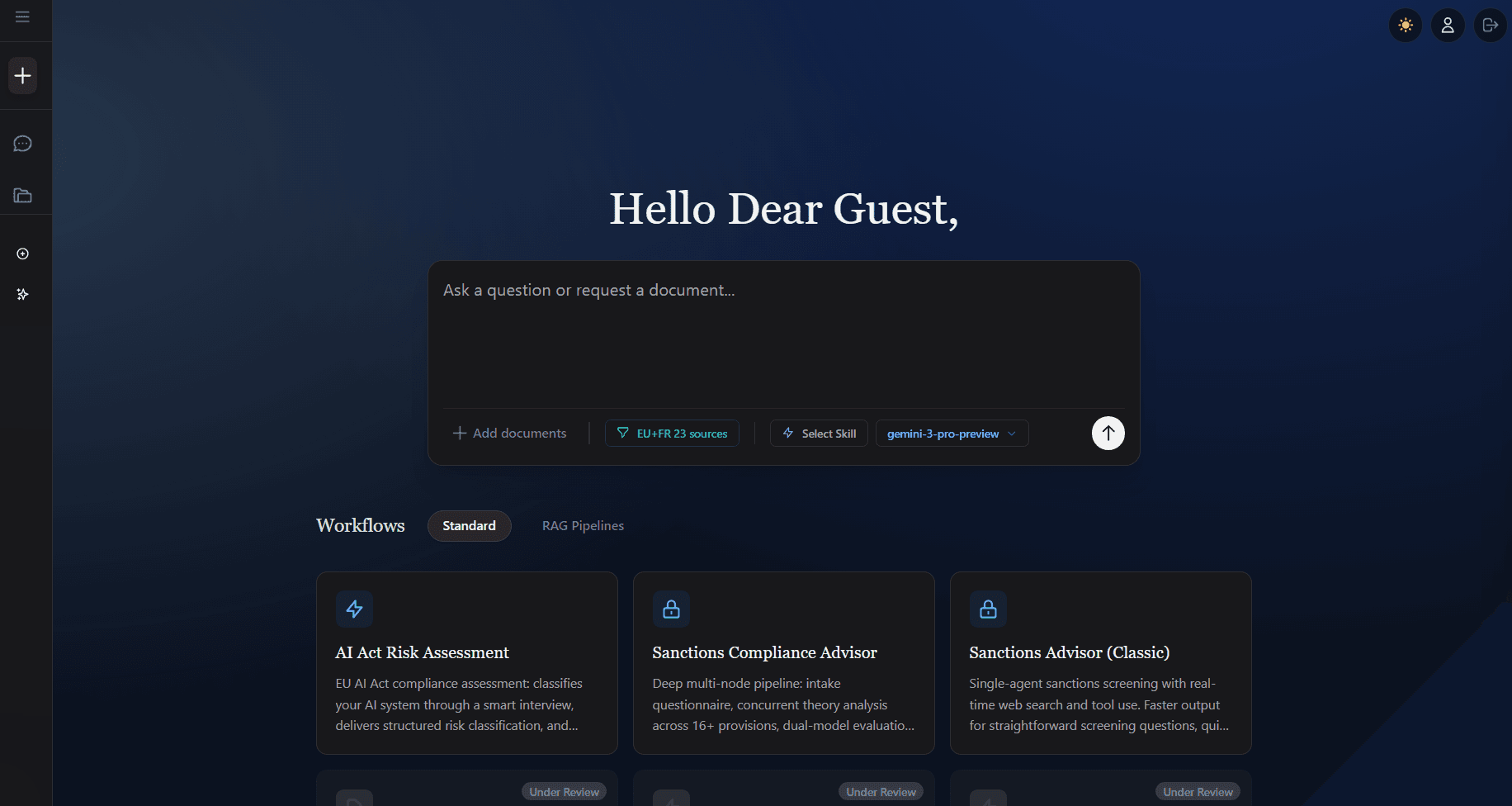 Legal AI Compliance Pipelines - QueryLex