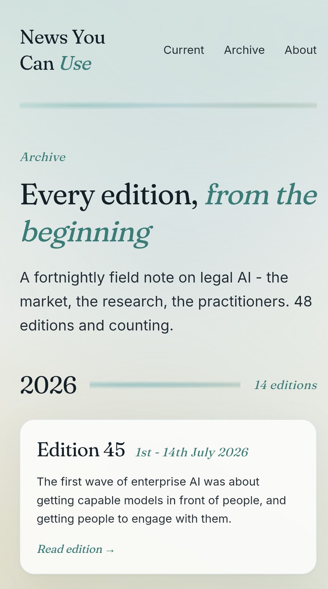 Legal Tech - News You Can Use
