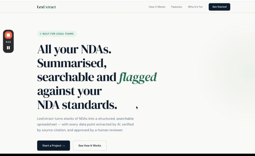 NDA Tracker
