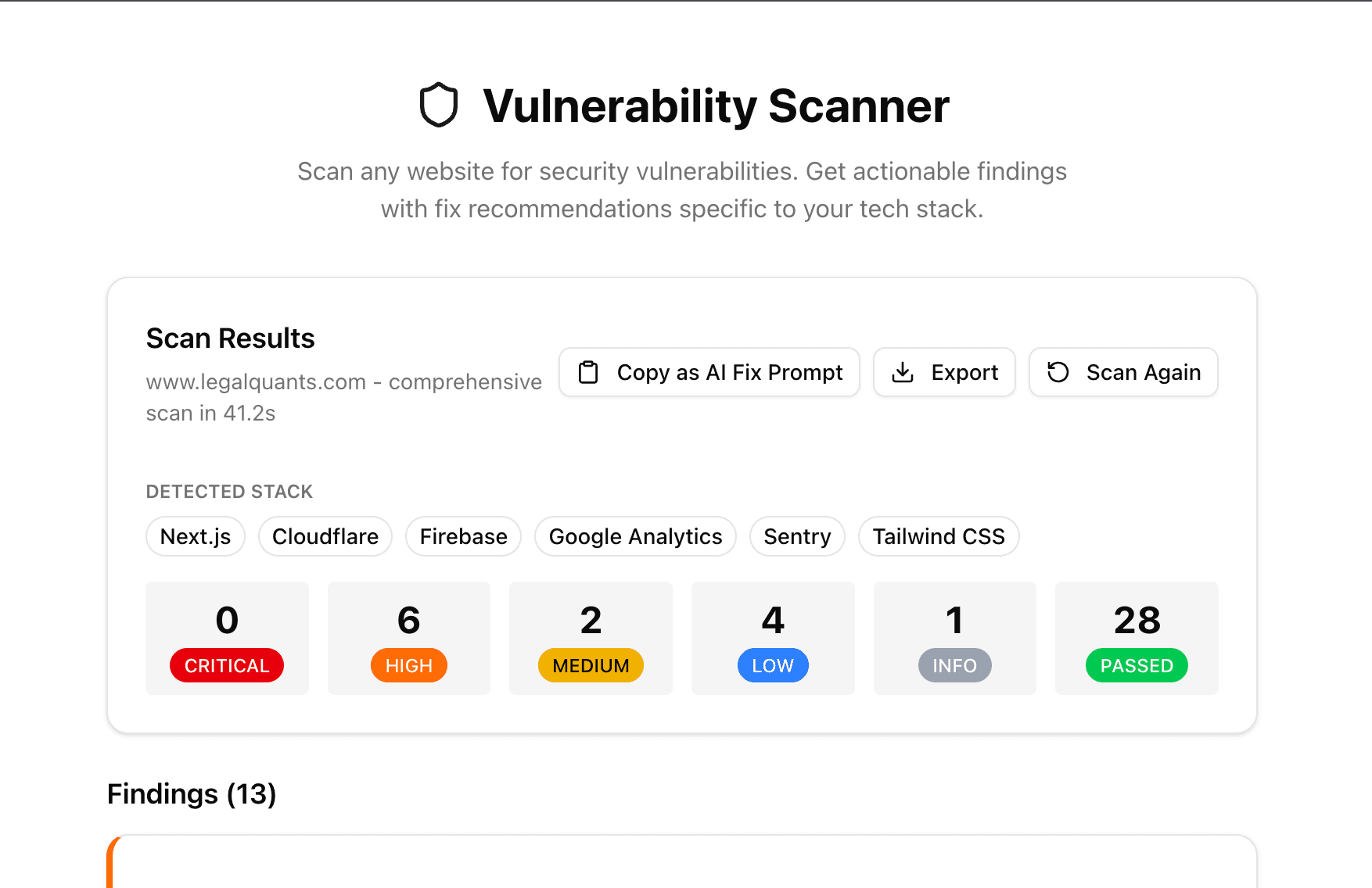 Vulnerability Scanner