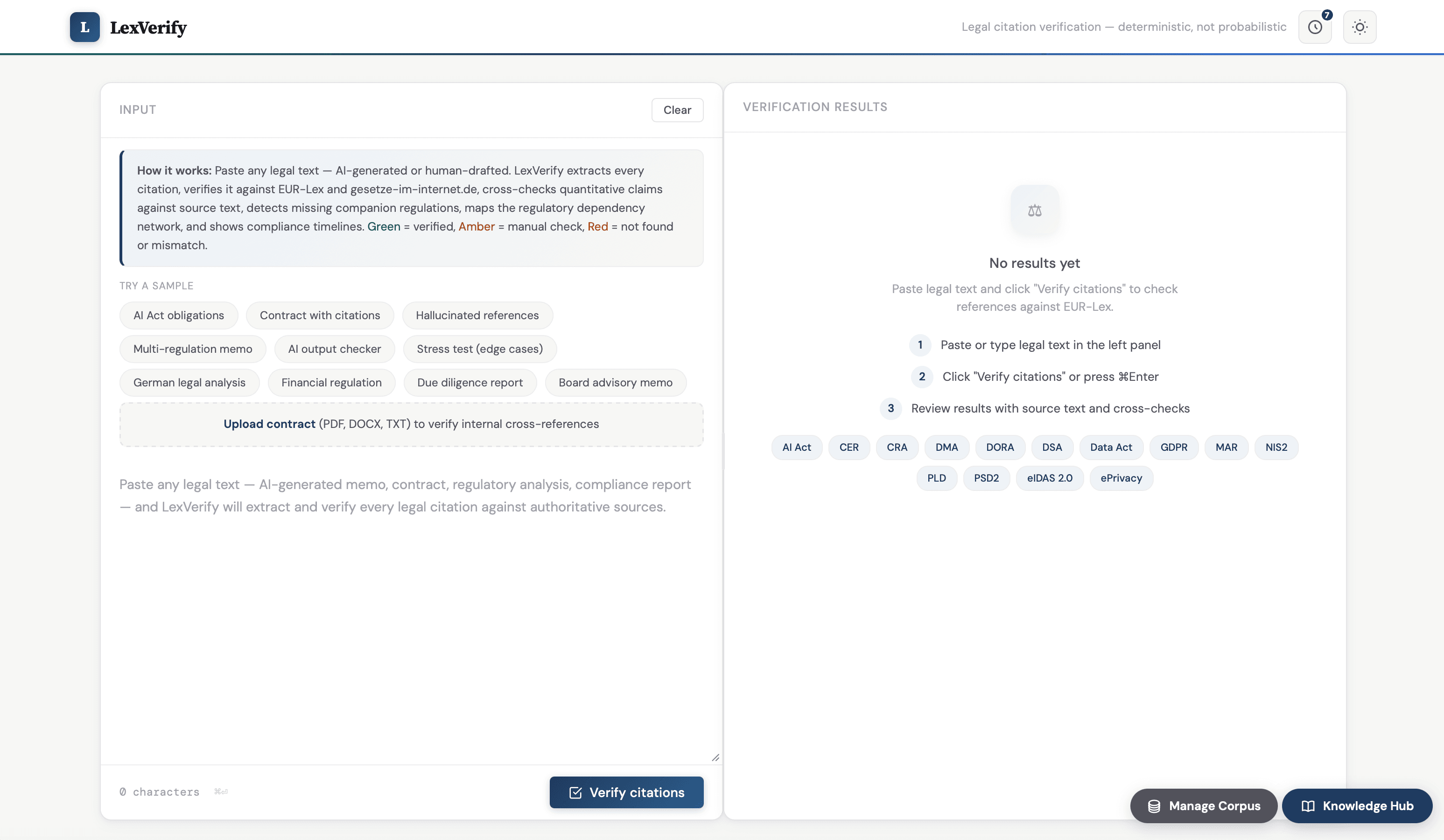 My Hackathon Project - Lexverify